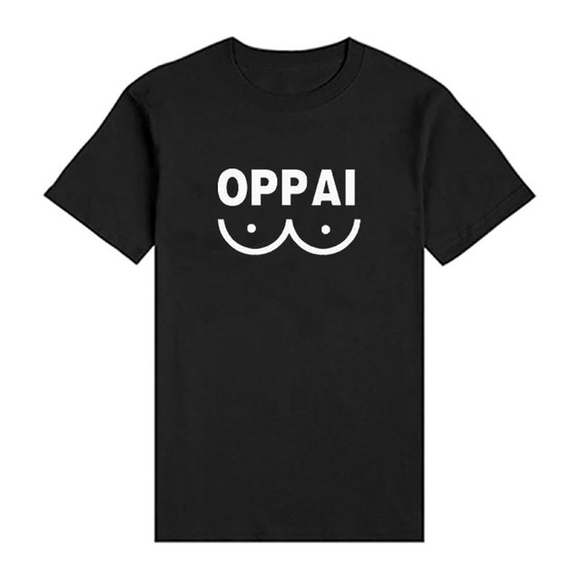 Mens-tshirt-2016-Fashion-OPPAI-Printed-T