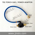 Tig Torch Power Gas Dinse Adaptor 35 50 12mm M10 Gas for M16 X 1 5mm