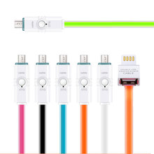 New Brand Multi Function LED Micro USB OTG Cable For Android Data Line Original Charger Cable