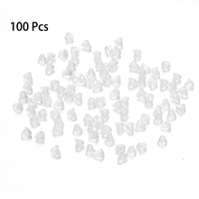 100pcs Rubber Earring Backs Sleeves Holders Stoppers Nuts Silicone DIY sterling Earrings Jewelry Accessories 66