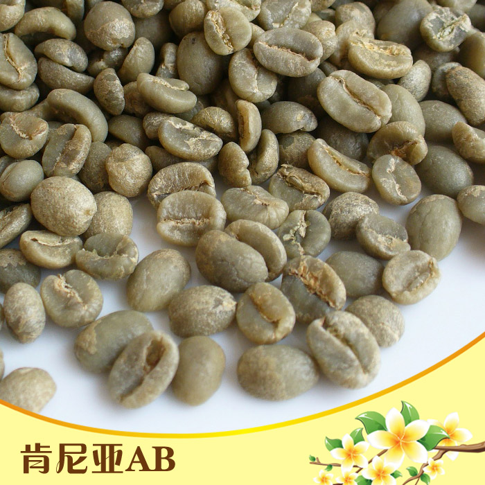 Free shipping 500g Green coffee ab coffee beans kenya green coffee beans green slimming coffee lose