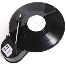 USB Mini Phonograph Vinyl Turntables Audio Player Turnplate Support Turntable Convert LP Record to CD or MP3 Function Converter