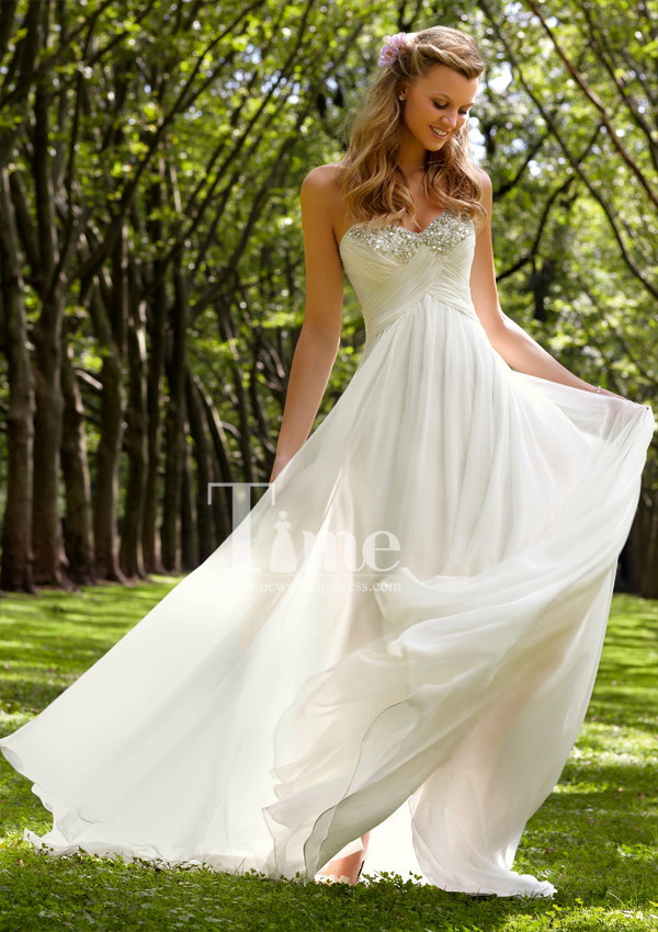 cheap outdoor wedding dresses