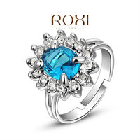 ROXI Rings For Women Anel Fine Jewelry 925 Sterling Silver Ring Wedding Anillos Couple Rings Anel Feminino Pearl