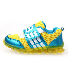 Child light shoes luminous led flash shoes high sneaker fashion girls and boys shoes casual sneaker