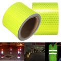 3M Fluorescence Pure Yellow Reflective Warning Tape Car Truck Motorcycle Sticker Safety Warning Signs Conspicuity Tape