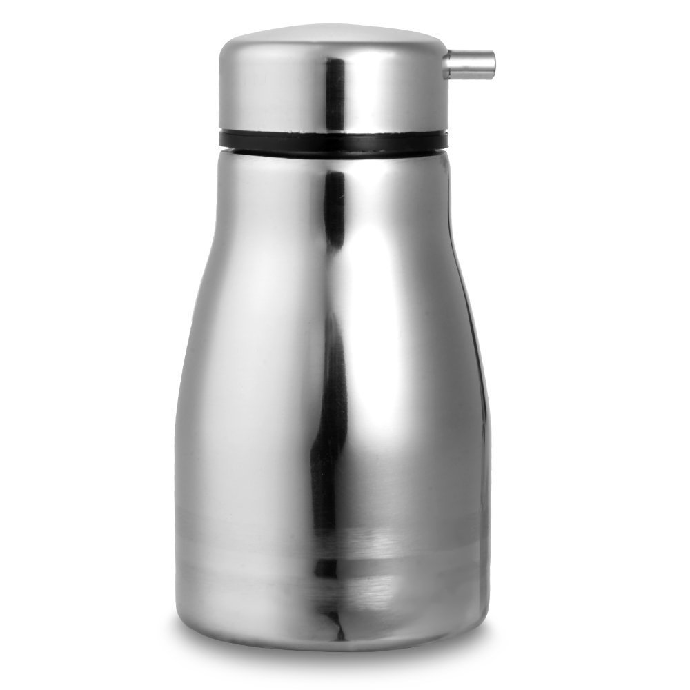 9oz 260ml Stainless Steel Condiment Vinegar Oil Soy Sauce Liquid Bottle