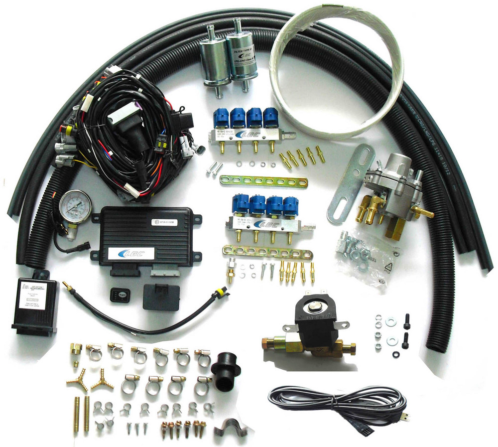 Mach Pro LPG/CNG ECU set for Bifuel system on 3/4 cylinders propane or