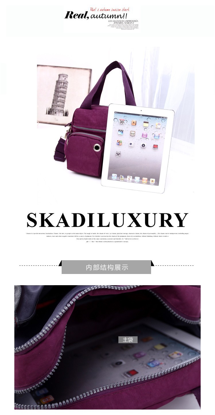 Women Brand Handbag Kip Tote Shoulder Cross-body Bag Bolsas Female