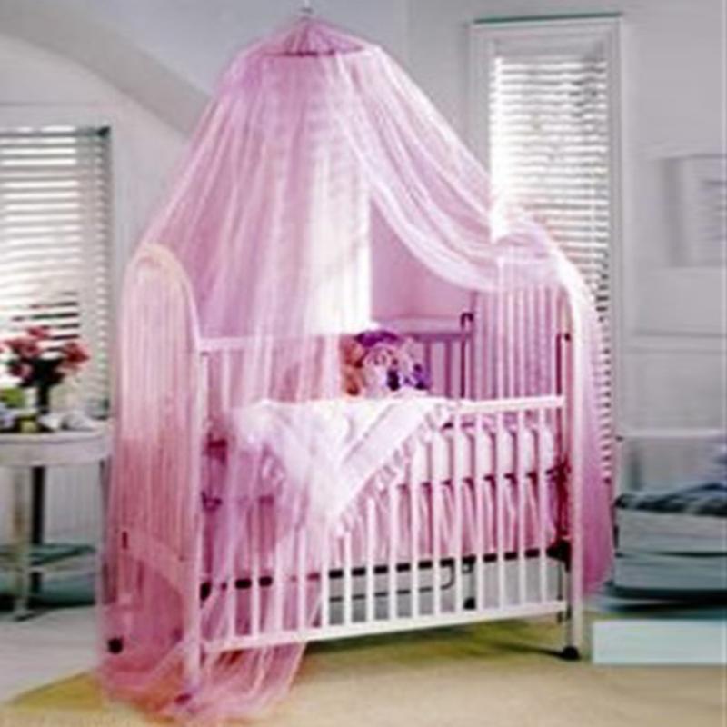 Baby Canopy Mosquito Net For Cot Kids Baby Bed Four Poster Crib