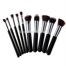 Premium Synthetic Makeup Brush Set Cosmetics Foundation blending blush 10 pcs makeup brush tools