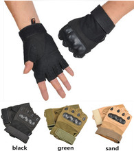 2015 tactical gloves army outdoor training mens half finger gloves climbing bicycle antiskid sports workout gym
