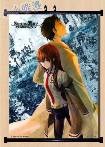 Steins Gate Makise Kurisu Wall Scroll Poster 80X60 Free Shipping