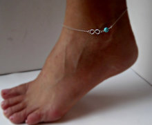 Sexy Simple Bead Charm Infinity Ankle Gold/Silver Women Anklet Bracelet Foot Chain Hot Jewelry Beach