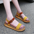 Woman Sandals Elegant Hit Candy Color Platform Women Shoes Summer Thick Bottom Sandals Women Genuine Leather