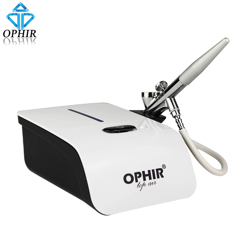 OPHIR Air Brush Systems Makeup Airbrush Equipment Kit for Cosmetic Makeup System Nail Art Paint Airbrush Gun _AC117W+AC007