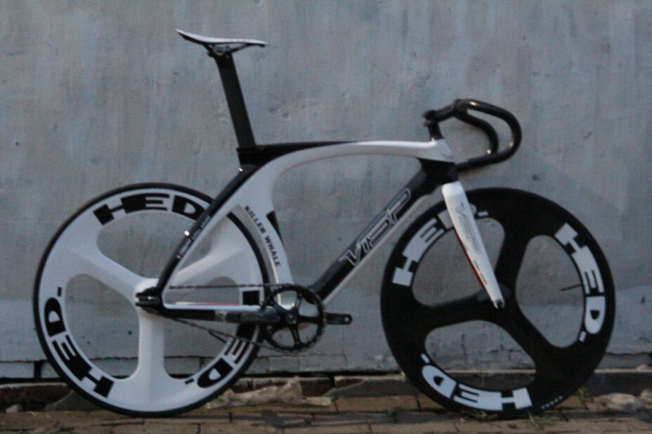 BicyclevispkillingwhaleFixedgearcarbonfiberbikeframewheelset