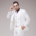 Fashion Brand Men Suit 2015 New Arrivals Classic Pure Color Plus Size Business Men Blazer Vest