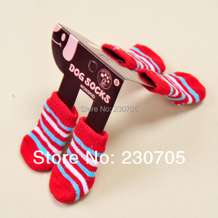 Розничная 2015 новинка дизайн собака носки 4 шт./лот, мягкий хлопок с антискользящим покрытием плетение теплый носок мини нижняя s m l