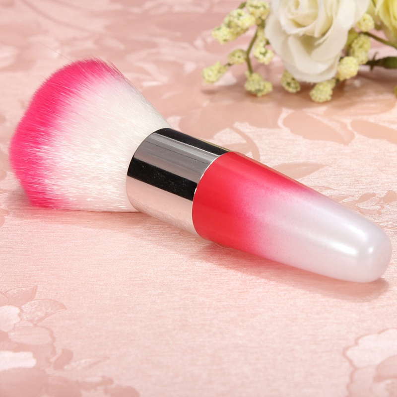 1PCS Professional Beauty Blush Brush Foundation Face Eye Powder Brushes Cosmetic Makeup Tool Random Color