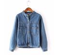 Fashion 2016 Autumn Vintage Women s Jeans Loose Denim Jacket Women Short Jean Jacket jackets for