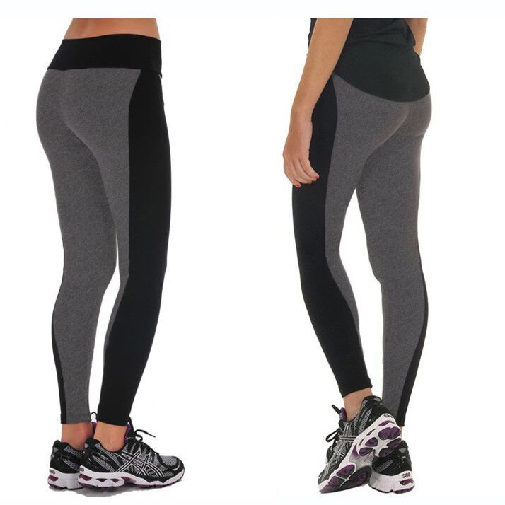 New Style 2015 Summer Autumn Women s Sport Leggings Fashion Patchwork High Waist Elastic Gym Fitness