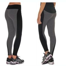 New Style 2015 Summer Autumn Women s Sport Leggings Fashion Patchwork High Waist Elastic Gym Fitness