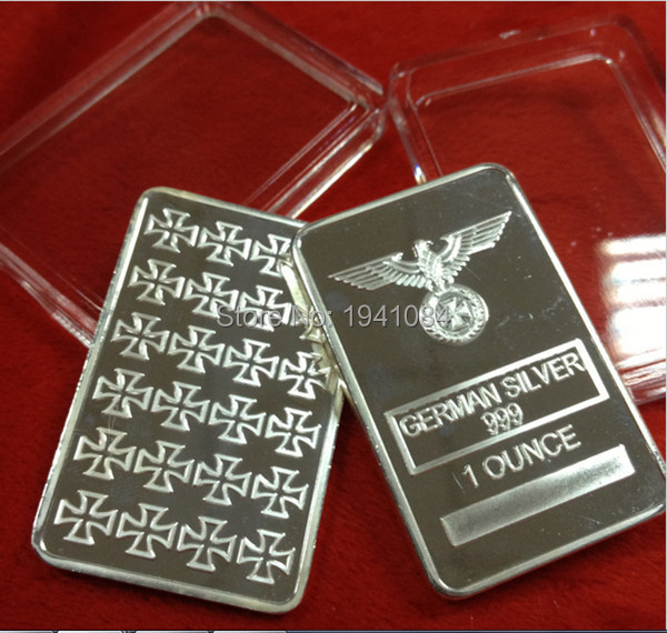 New crafts Germany 1pcs/lot German Reichsadler 1oz Silver bullion Bar