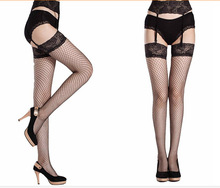 2016 Black Sexy Stockings Women’s Floral Lace Garter Belt Suspender Stockings Lingerie garters Set Drop Freeshipping