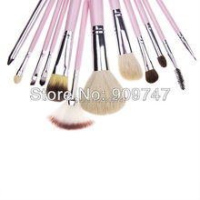 2014 Fashion Professional goat hair Makeup brush kits 12 PCs Brush Cosmetic Facial Beauty Make Up