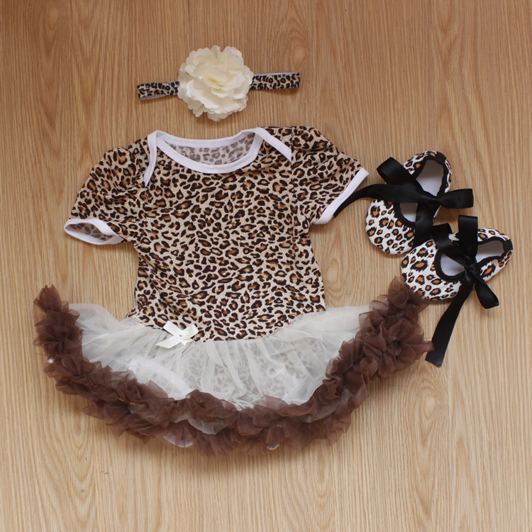 Infant leopard dress