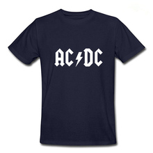 Popular Serious ACDC Men T Shirt Customize Personality T Shirt Men ACDC Rock Top Tees Free