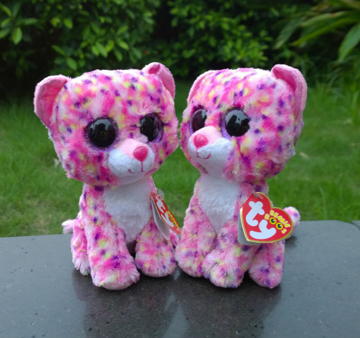 purple leopard beanie boo