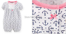 2015 new summer carters baby girl clothing 0 24M short jumpsuits romper carters baby boy menino