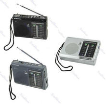 E93+Portable AF FM Shortwave Radio Receiver With USB SD MP3 REC Player