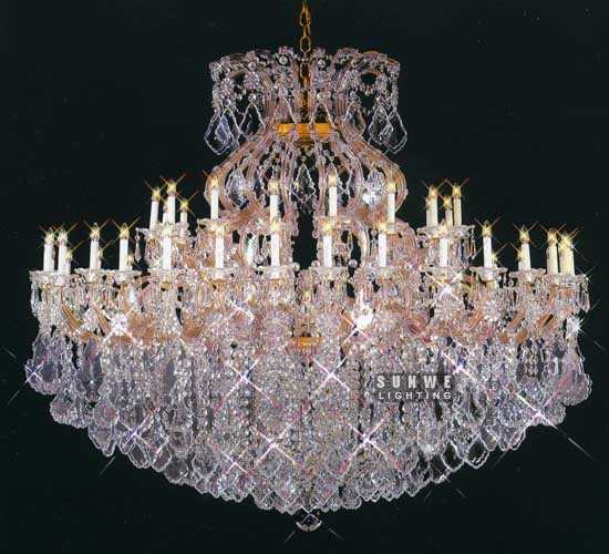gold large crystal chandelier,big size hotel chandelier for sale