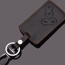 Leather Keyring For Renault Koleos Laguna 2 3 Megane 1 2 3 Sandero Scenic Captur Clio Duster Fluence 4 Button Renault Key Holder