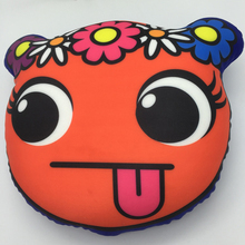 Smile Emoticon stuffed toy , baby Pillow, stuffed Cushions toy Cute Selling Stuffed Animal Plush Animal Soft Doll Wedding Gift