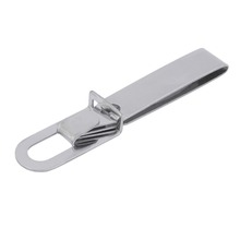 New Stainless Gear Tweezers Gripper Pocket Survival Tool With Protective Seat
