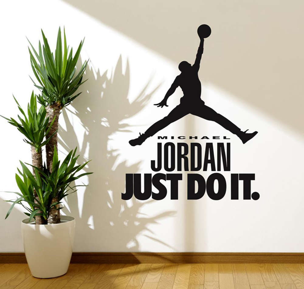 MICHAEL JORDAN Decal WALL STICKER Art Home Decor Basketball Sports Art