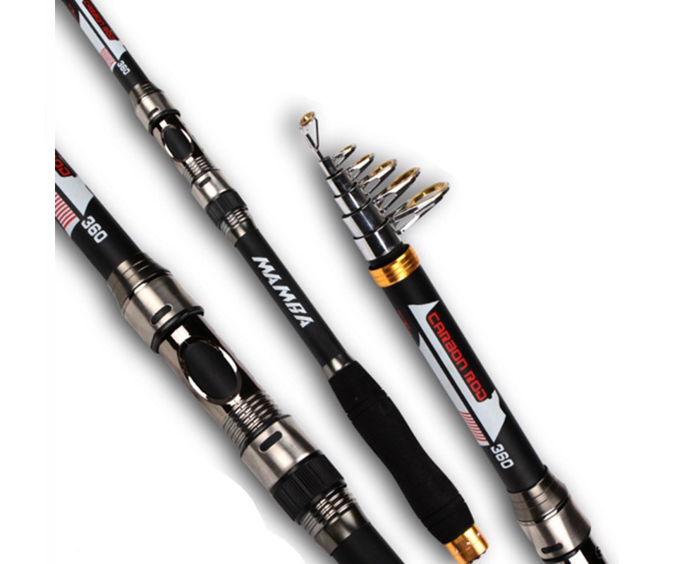 2.1-3.6m Super Strong Carbon Telescopic  Saltwater Sea Fishing Rods 