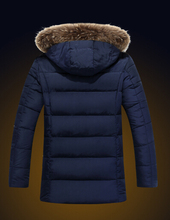 New 2015 Men Winter Jacket US Fashion Brand EA7 Fur Collar Winter Men s Cotton Coats