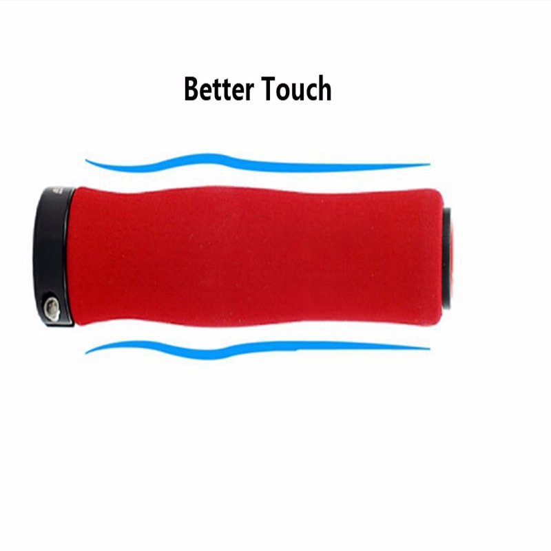 1 Pair Cycling Grip Bicycle Handle Ergonomic MTB Mountain Bike Soft Anti-skid.