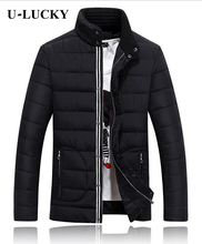 2015 Casual Men Winter Jackets and Outdoor Coats Knitting Collar Ceket Jaqueta Masculina Casaco Masculino Abrigos y Chaquetas