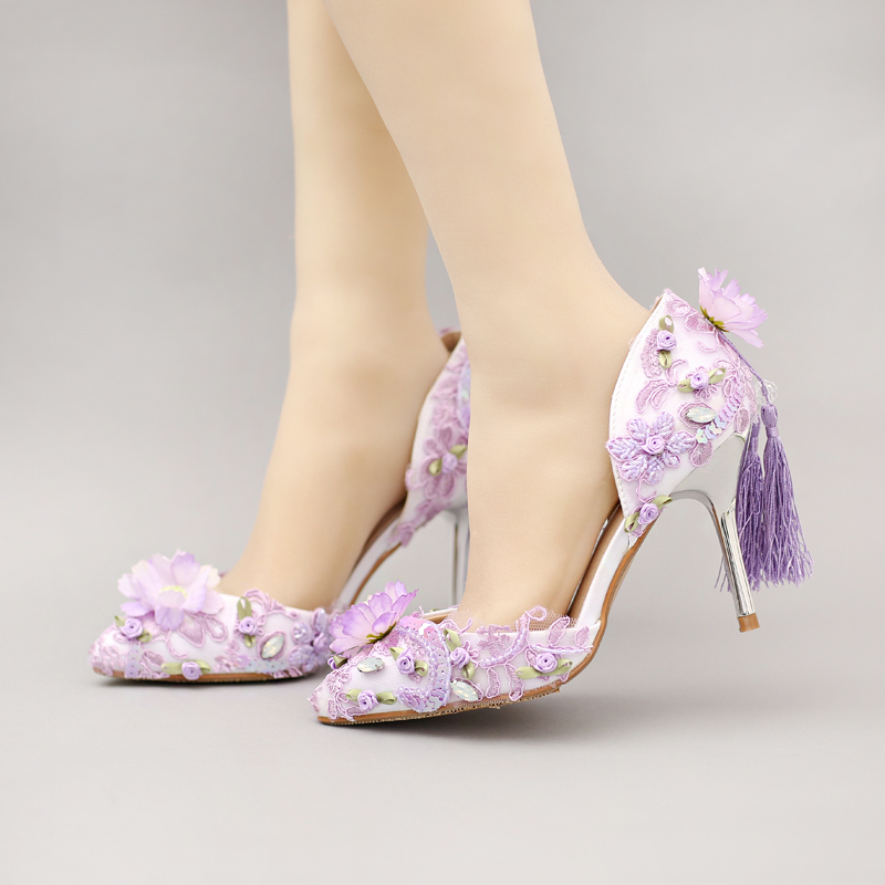 shoes that go with lavender dress