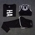 3 pieces set Sports Yoga Sets Womens Professional High Quality Fitness Running Workout Yoga Suit