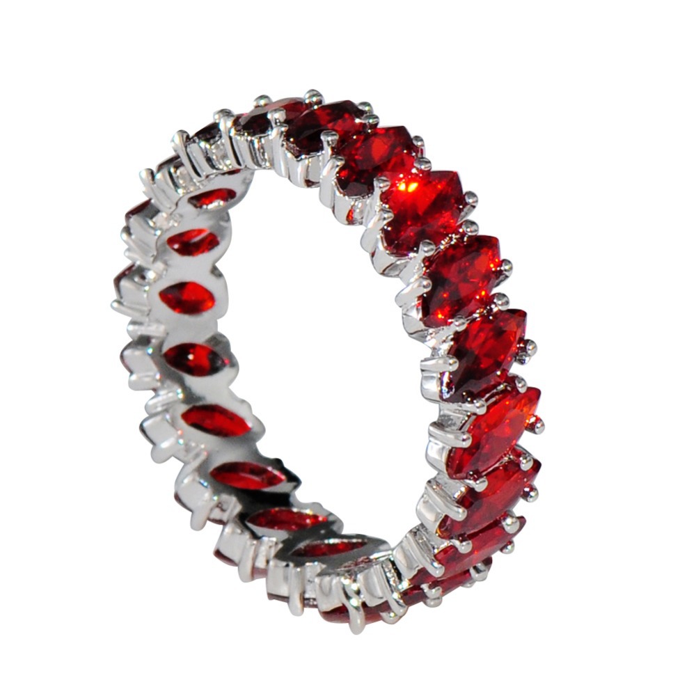Ruby-Red-Ring-White-Gold-Filled-Jewelry-Vintage-Wedding-Rings-For-Men ...