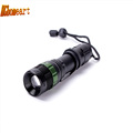 Zoomable 3 Modes Waterproof 2000 Lumen LED Flashlights CREE T6 Green Hunting Flash Light for Bicycle