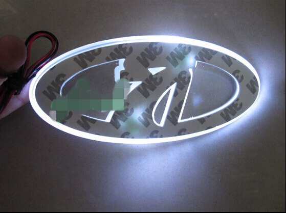 Lada Waterproof 3D LED Auto accessories logo light Car Badge Rear Emblem Running lamp car stickers
