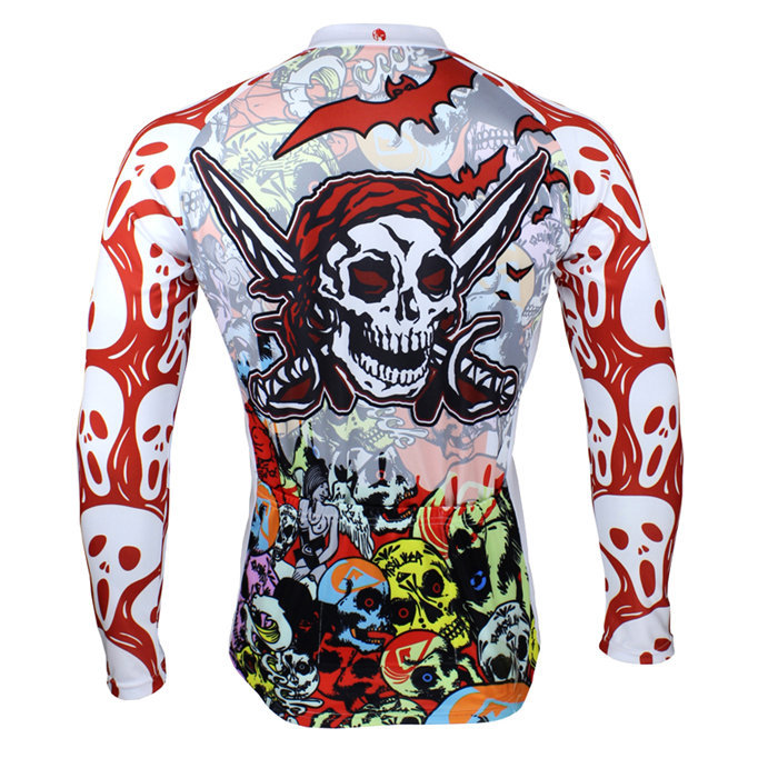 skeleton bike jersey